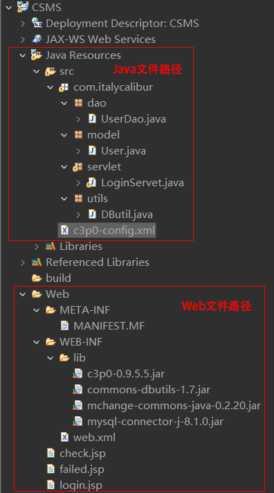 Java Web项目结构